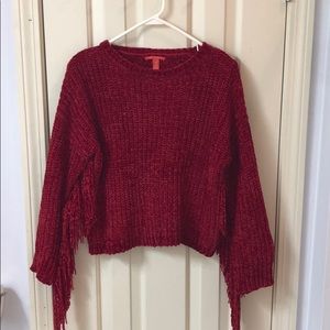 Red hot sweater!